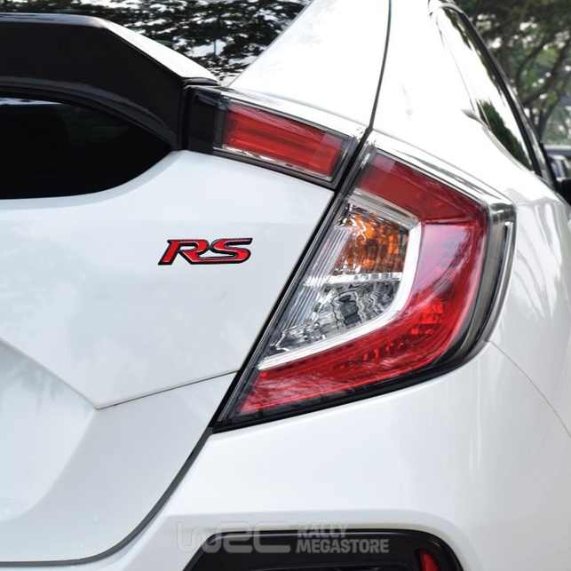 EMBLEME LOGO AUTOCOLLANT RS POUR HONDA